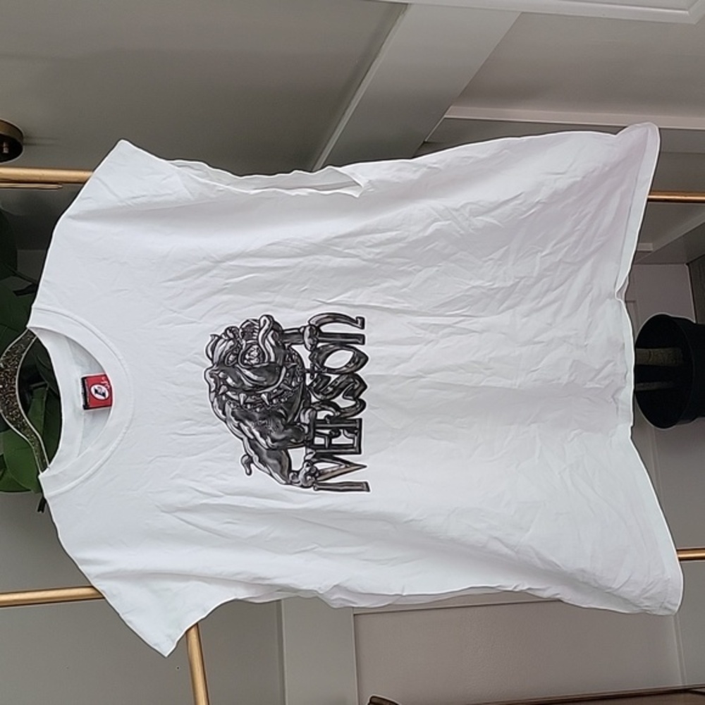 White Mens Graphic Bulldog Tank Top - Unbranded